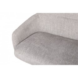 Фото2.​Кресло - банкетка OLIVA Niсolas светло-серый
